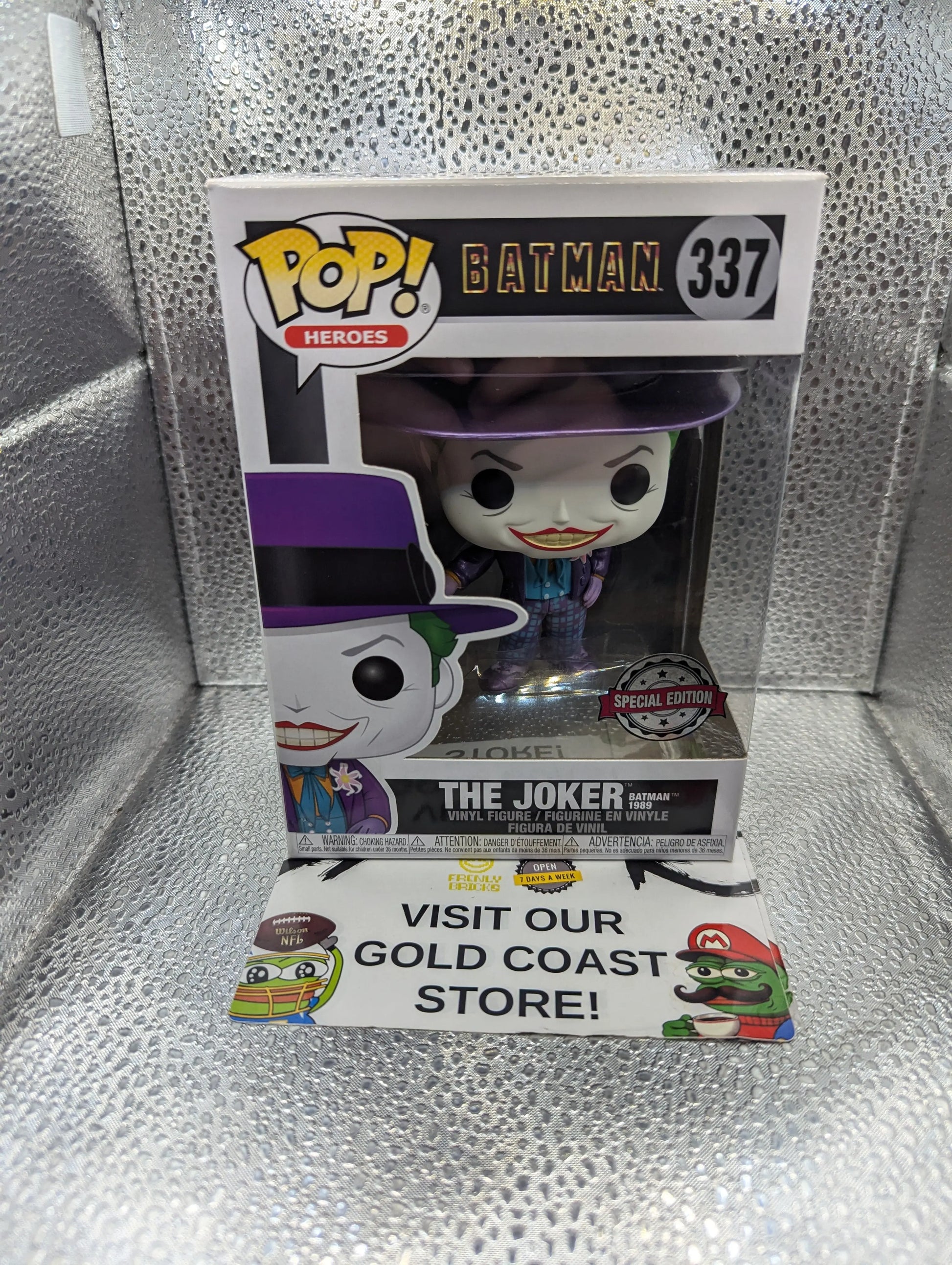 Funko Pop Vinyl Heroes Batman The Joker #337 FRENLY BRICKS - Open 7 Days