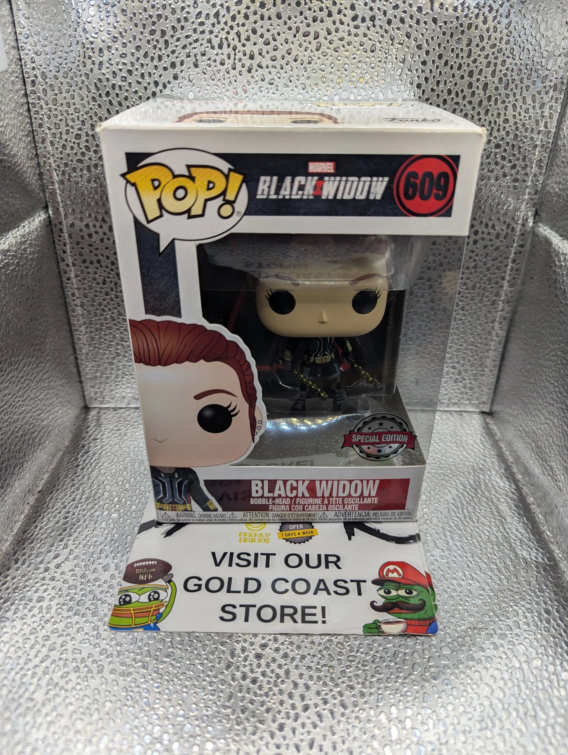 Funko Pop Marvel Black Widow Grey Suit 609 Vinyl Figure Special Edition FRENLY BRICKS - Open 7 Days