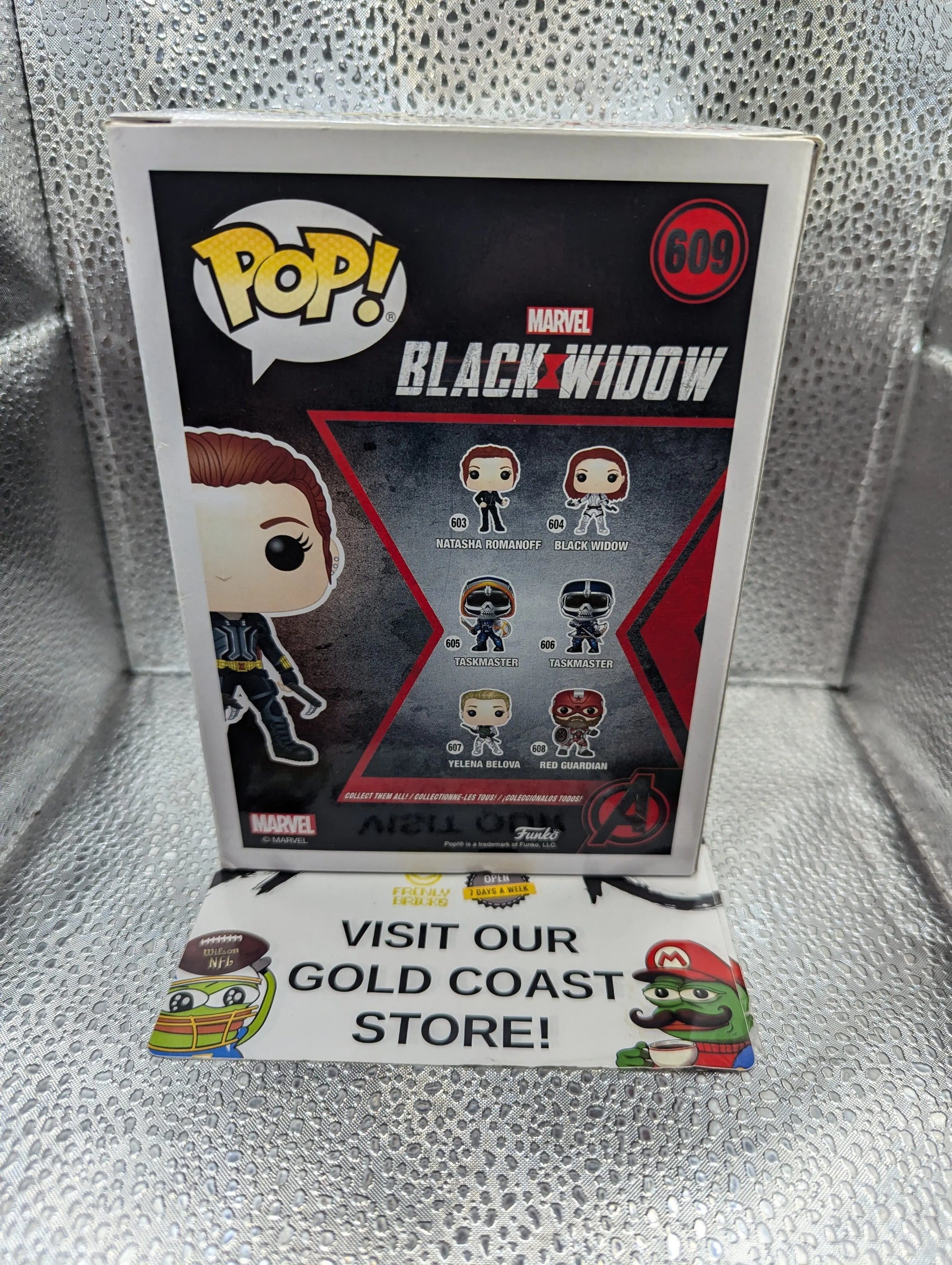 Funko Pop Marvel Black Widow Grey Suit 609 Vinyl Figure Special Edition FRENLY BRICKS - Open 7 Days