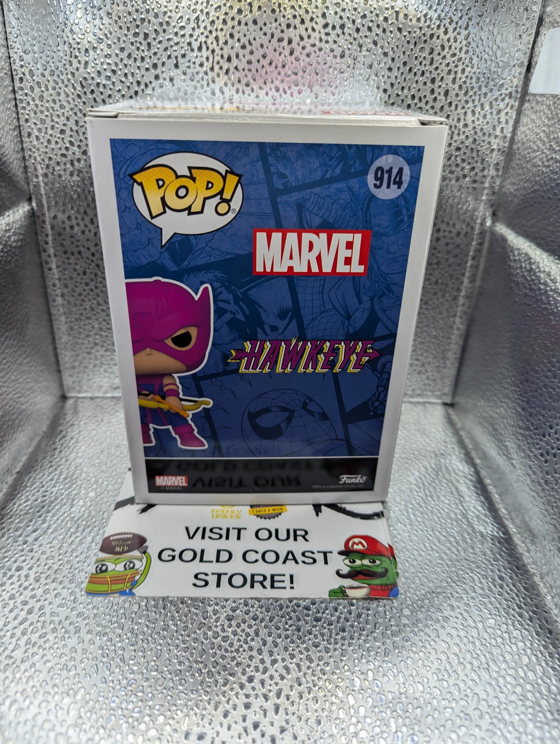 Funko POP Vinyl - Marvel - Hawkeye - #914 - Special Edition FRENLY BRICKS - Open 7 Days