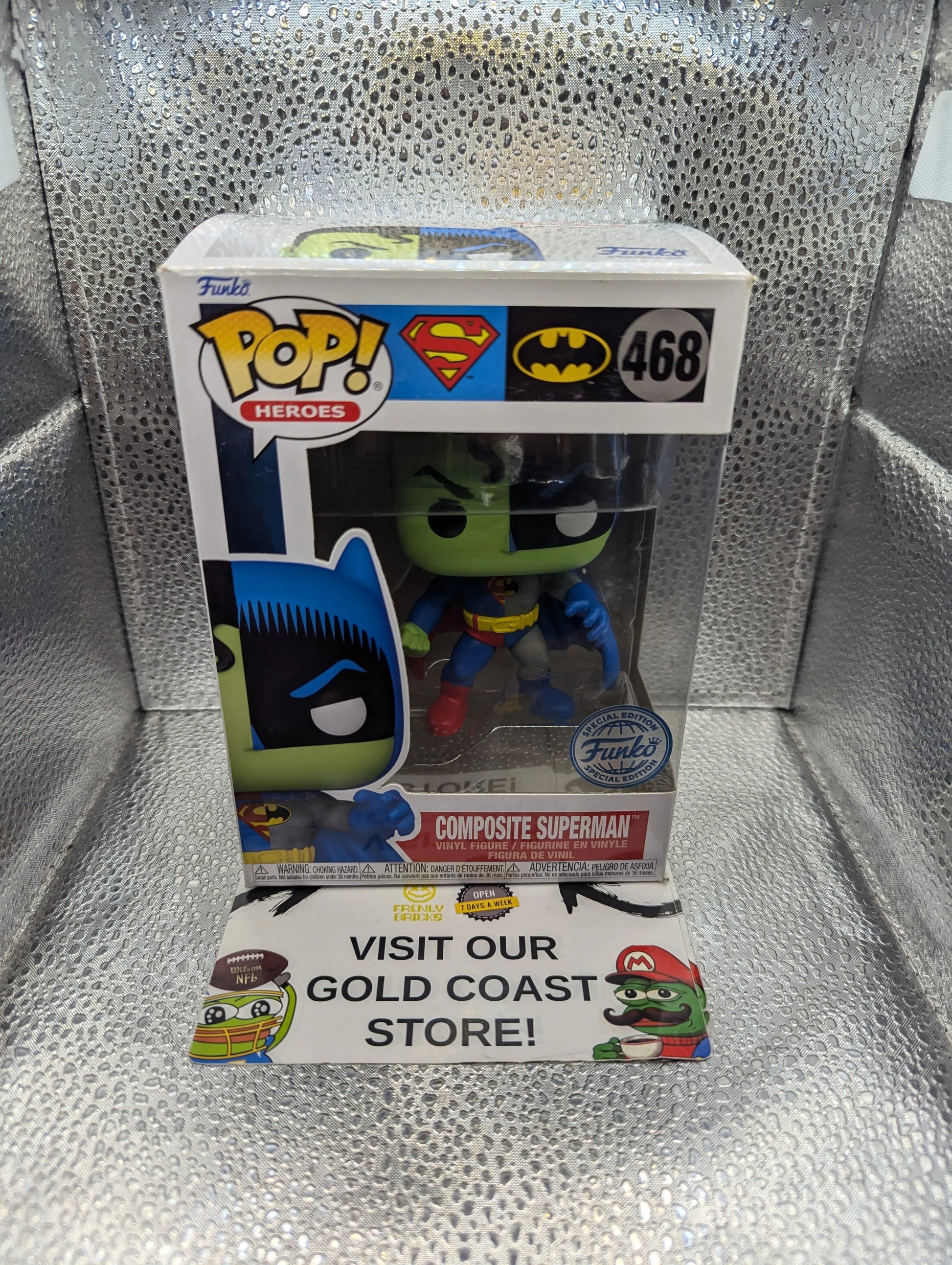 FUNKO POP VINYL Composite Superman 468 SE FRENLY BRICKS - Open 7 Days