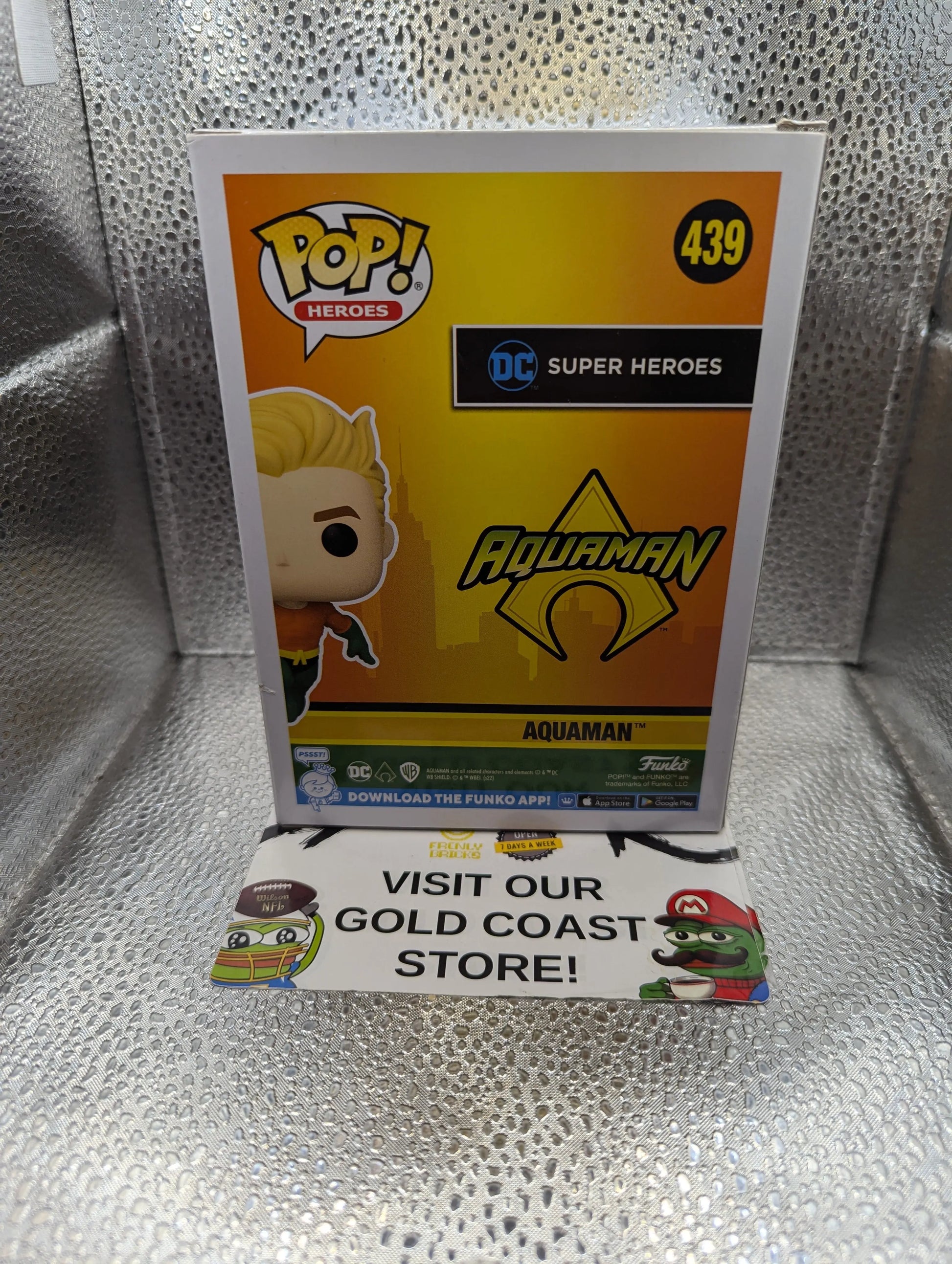 DC Comics Aquaman NYCC 2022 #439 Funko POP! vinyl Figure FRENLY BRICKS - Open 7 Days