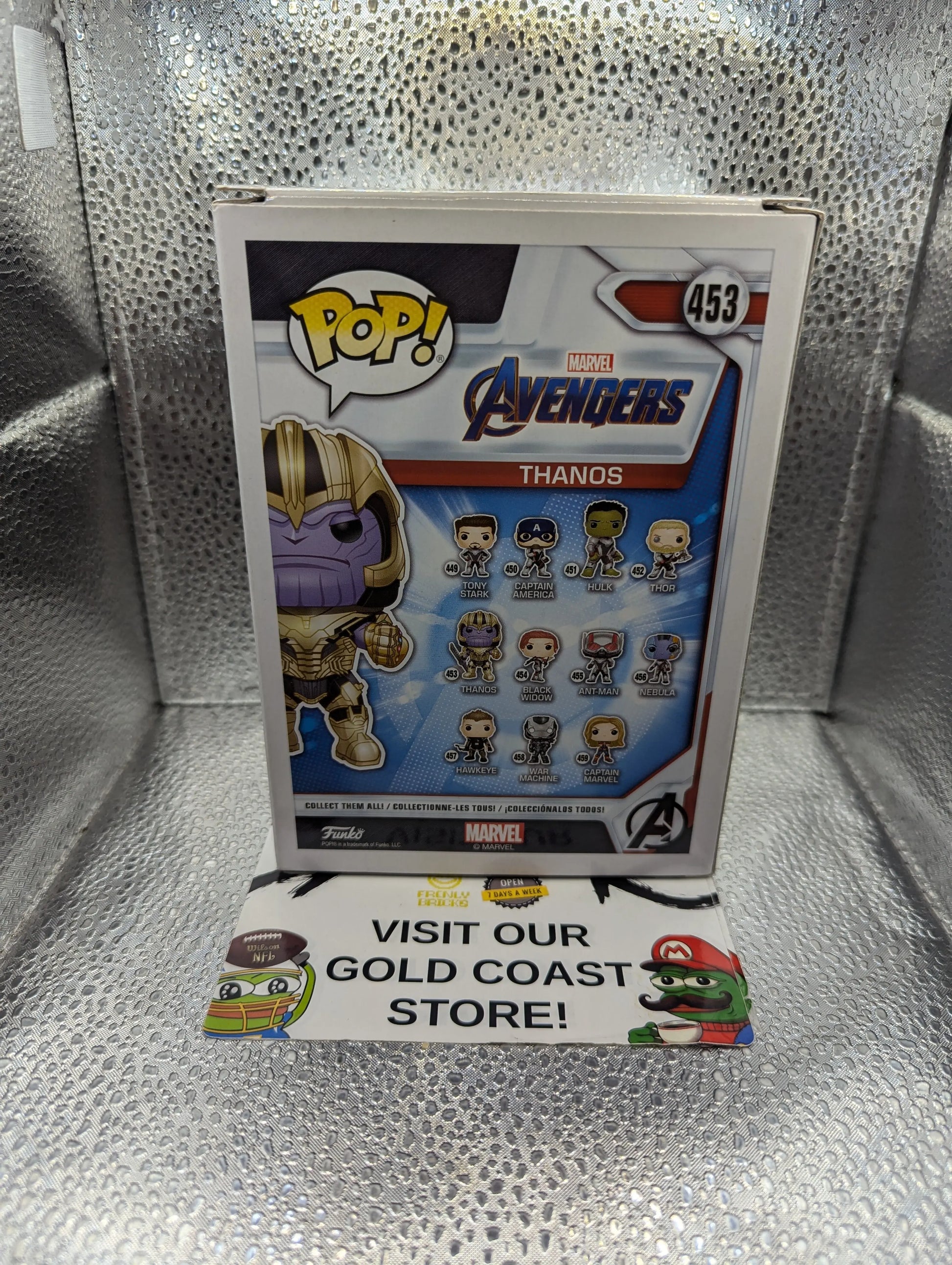 FUNKO POP Vinyl Thanos 453 Avengers FRENLY BRICKS - Open 7 Days