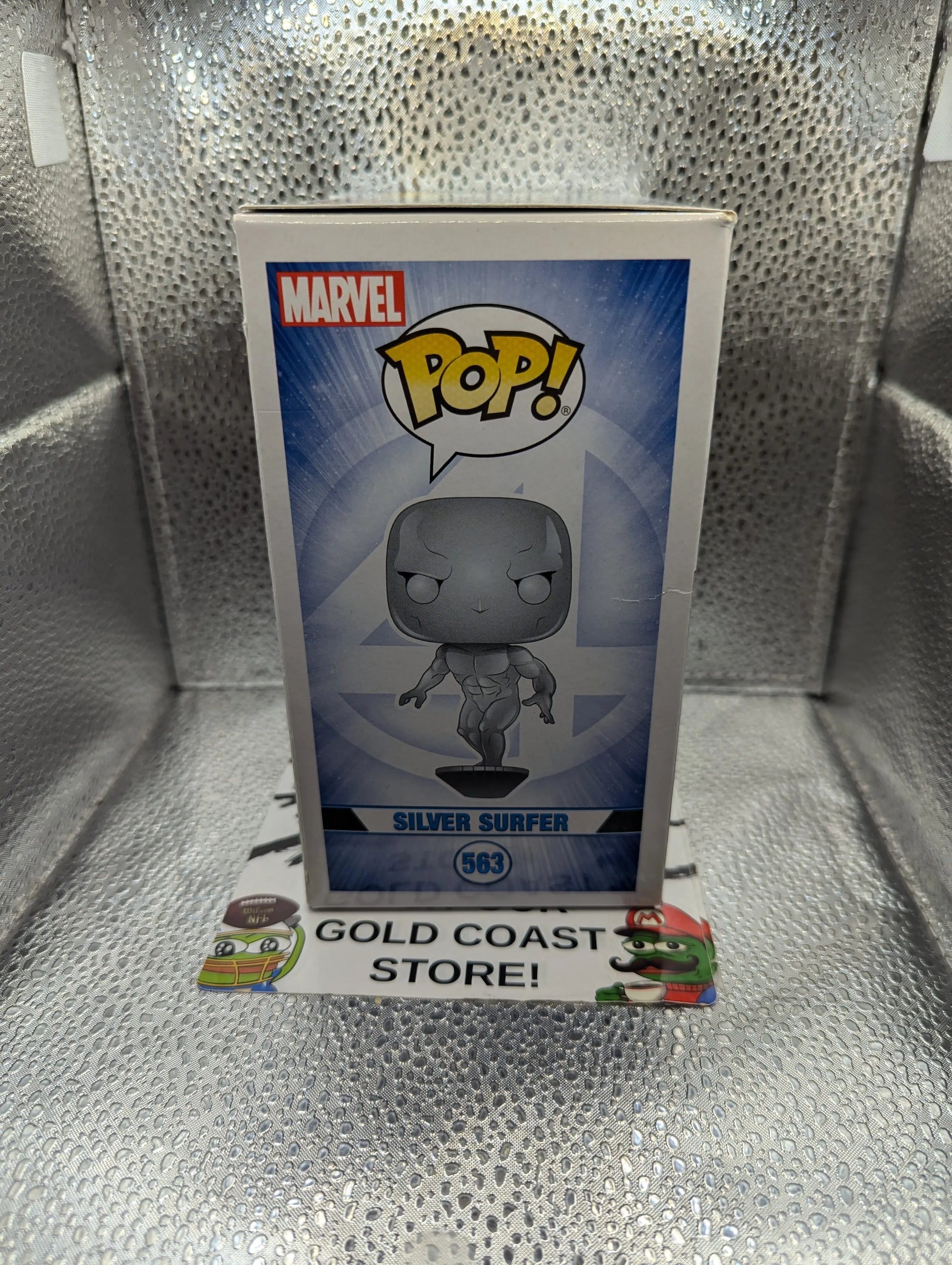 FUNKO POP VINYL Silver Surfer 563 Fantastic Four FRENLY BRICKS - Open 7 Days