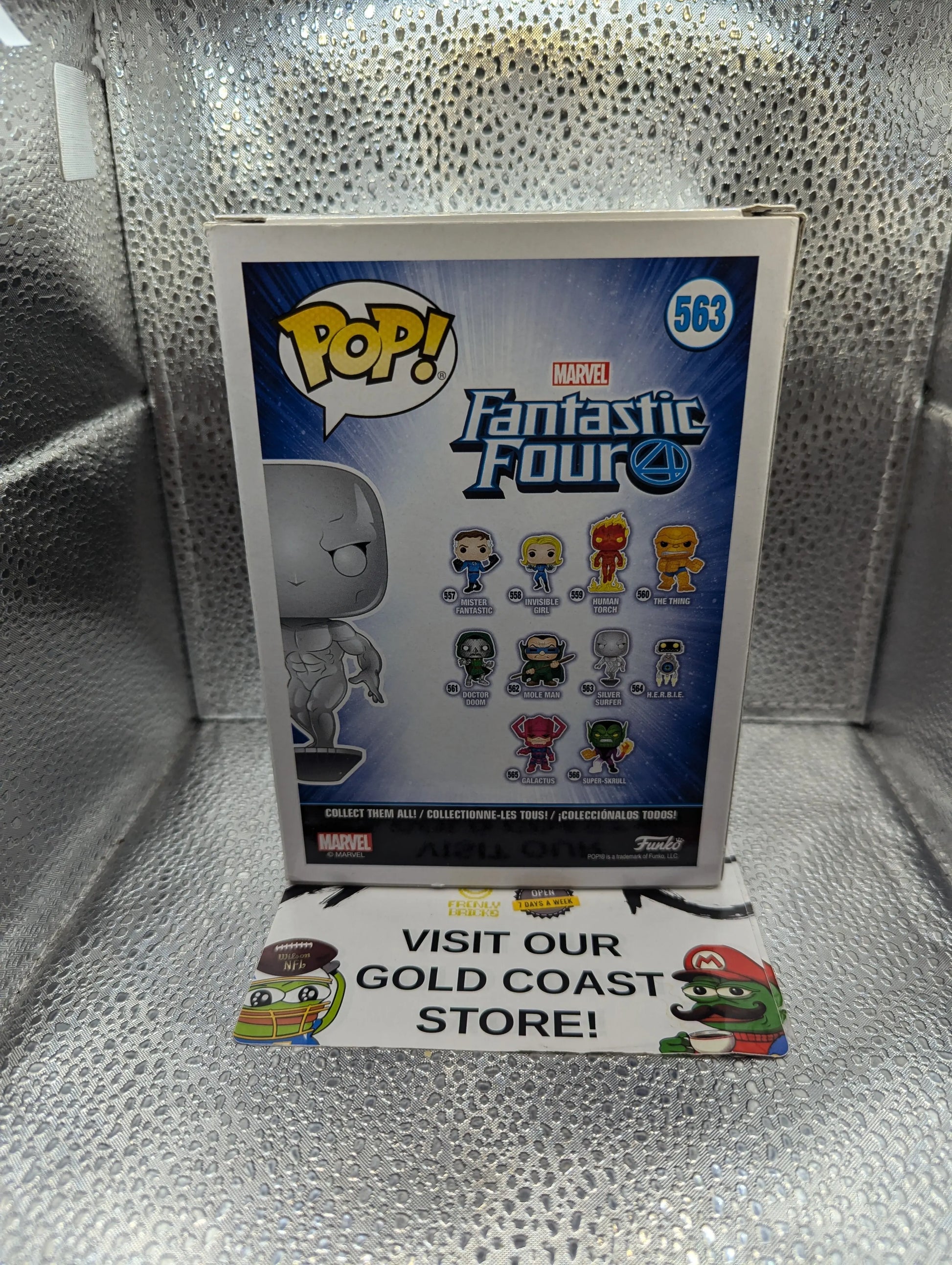 FUNKO POP VINYL Silver Surfer 563 Fantastic Four FRENLY BRICKS - Open 7 Days