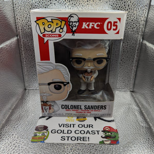 FUNKO POP VINYL Colonel Sanders 05 KFC FRENLY BRICKS - Open 7 Days