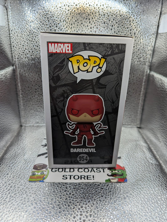 MARVEL DAREDEVIL ACTION POSE FUNKO POP VINYL FIGURE #954 FRENLY BRICKS - Open 7 Days