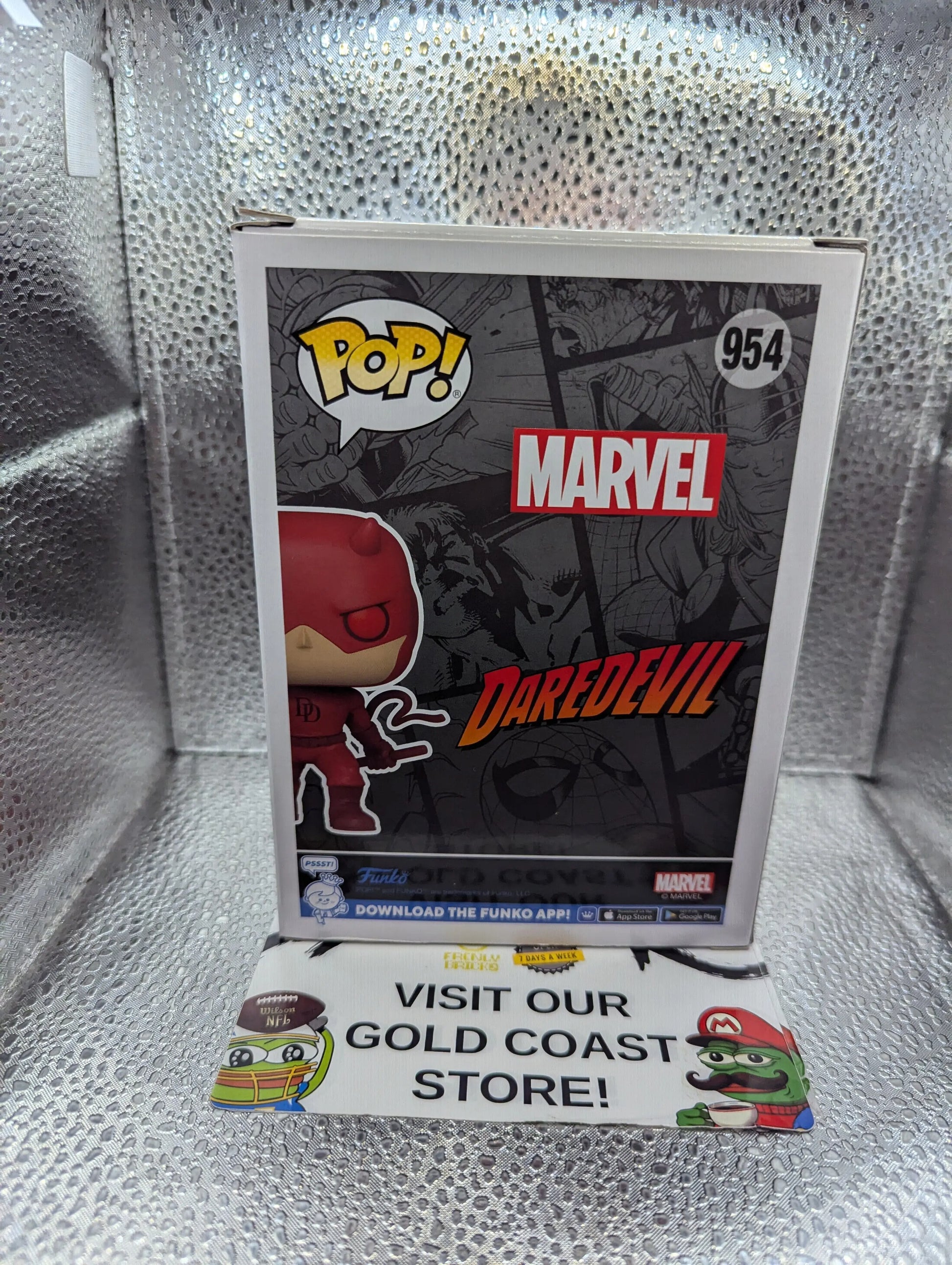 MARVEL DAREDEVIL ACTION POSE FUNKO POP VINYL FIGURE #954 FRENLY BRICKS - Open 7 Days