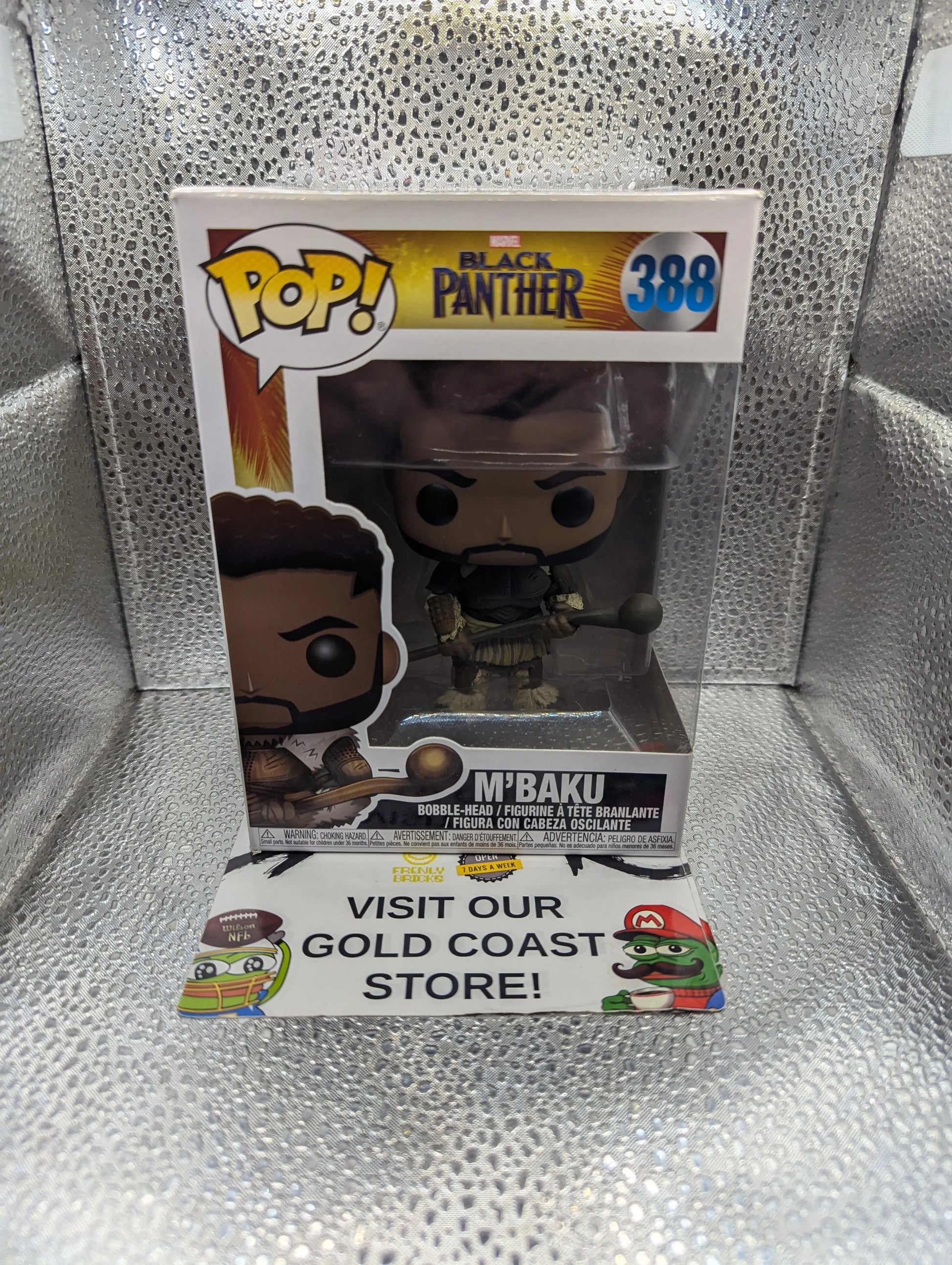 FUNKO POP VINYL M'Baku 388 Black Panther FRENLY BRICKS - Open 7 Days