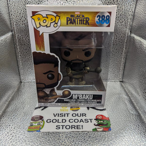 FUNKO POP VINYL M'Baku 388 Black Panther FRENLY BRICKS - Open 7 Days