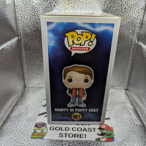 FUNKO POP VINYL Marty in Puffy Vest FRENLY BRICKS - Open 7 Days