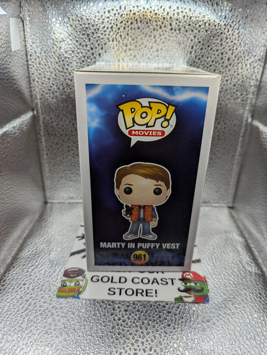 FUNKO POP VINYL Marty in Puffy Vest FRENLY BRICKS - Open 7 Days