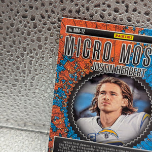 2023 Mosaic Football JUSTIN HERBERT MICRO Mosaic Prizm SSP Case Hit #MM-12 FRENLY BRICKS - Open 7 Days