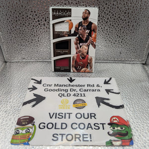 2014-15 Panini Immaculate 3 Patch Miami Dwayne Wade Chris Bosh Chris Andersen T-MIA /75 FRENLY BRICKS - Open 7 Days