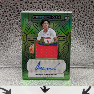 2023-24 Panini Obsidian AUSAR THOMPSON Rookie PATCH AUTO Neon Green /20 FOTL FRENLY BRICKS - Open 7 Days