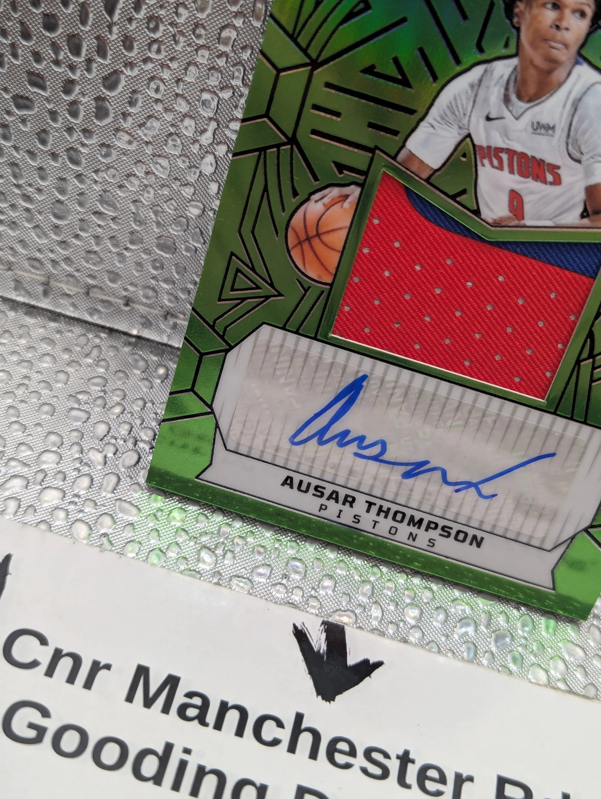 2023-24 Panini Obsidian AUSAR THOMPSON Rookie PATCH AUTO Neon Green /20 FOTL FRENLY BRICKS - Open 7 Days