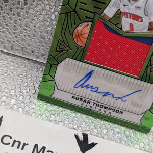 2023-24 Panini Obsidian AUSAR THOMPSON Rookie PATCH AUTO Neon Green /20 FOTL FRENLY BRICKS - Open 7 Days