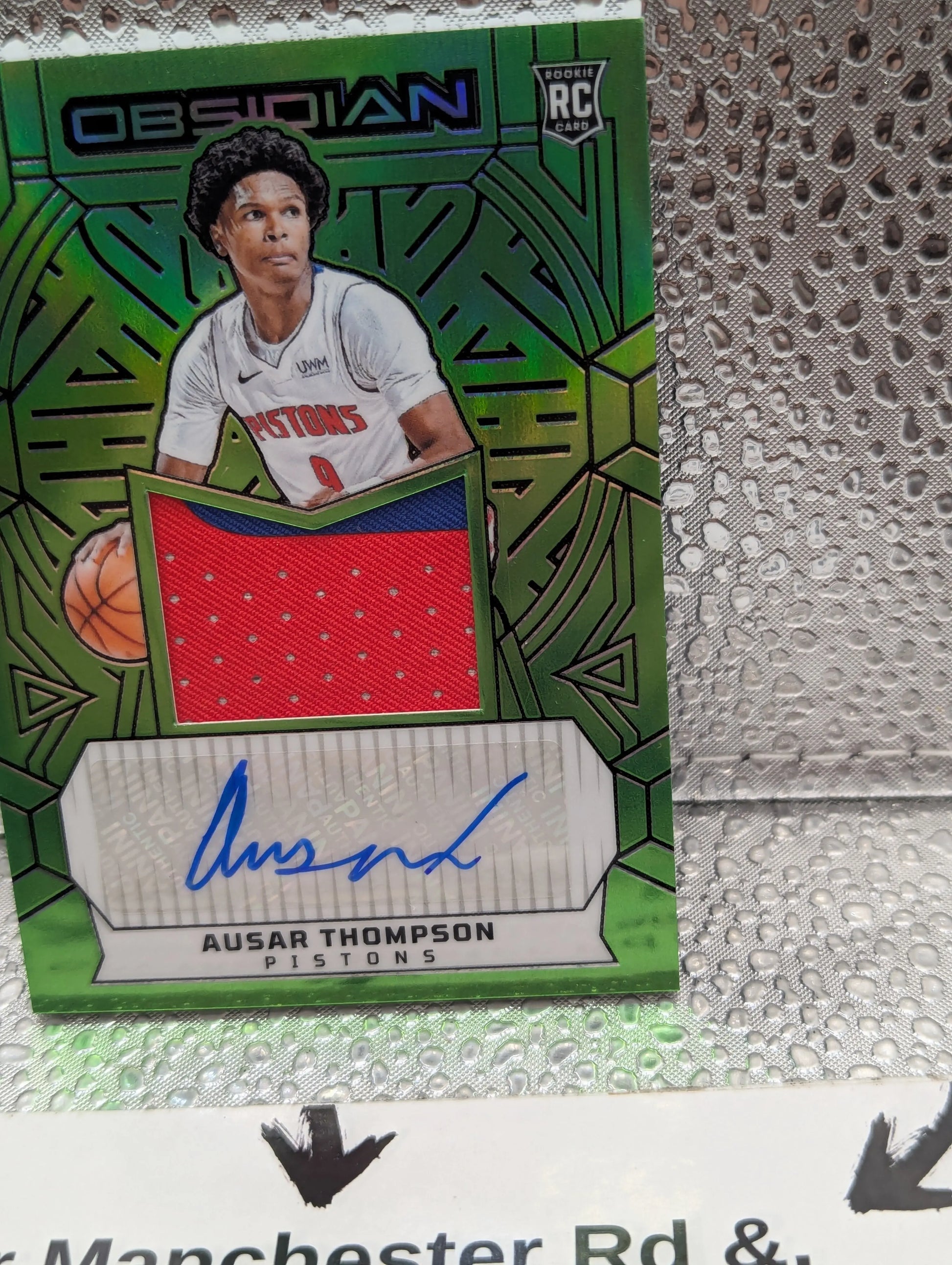 2023-24 Panini Obsidian AUSAR THOMPSON Rookie PATCH AUTO Neon Green /20 FOTL FRENLY BRICKS - Open 7 Days