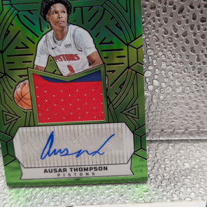 2023-24 Panini Obsidian AUSAR THOMPSON Rookie PATCH AUTO Neon Green /20 FOTL FRENLY BRICKS - Open 7 Days