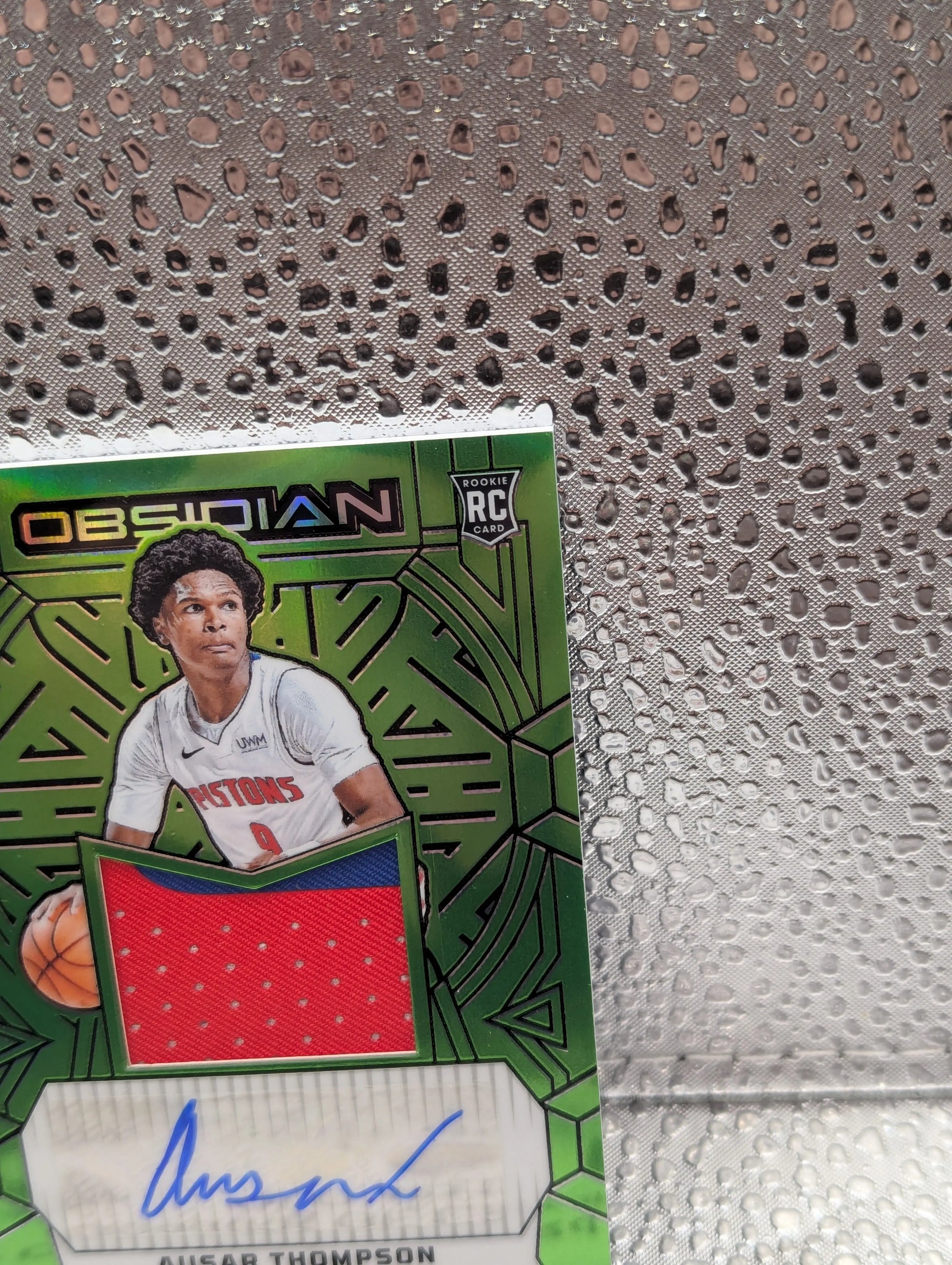 2023-24 Panini Obsidian AUSAR THOMPSON Rookie PATCH AUTO Neon Green /20 FOTL FRENLY BRICKS - Open 7 Days