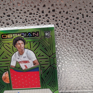 2023-24 Panini Obsidian AUSAR THOMPSON Rookie PATCH AUTO Neon Green /20 FOTL FRENLY BRICKS - Open 7 Days