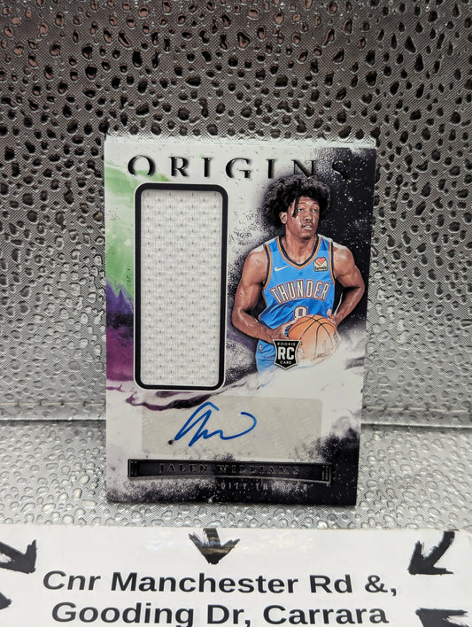 2022 Panini Origins Jalen Williams Rookie Patch Auto #RPA RC - Rare FRENLY BRICKS - Open 7 Days