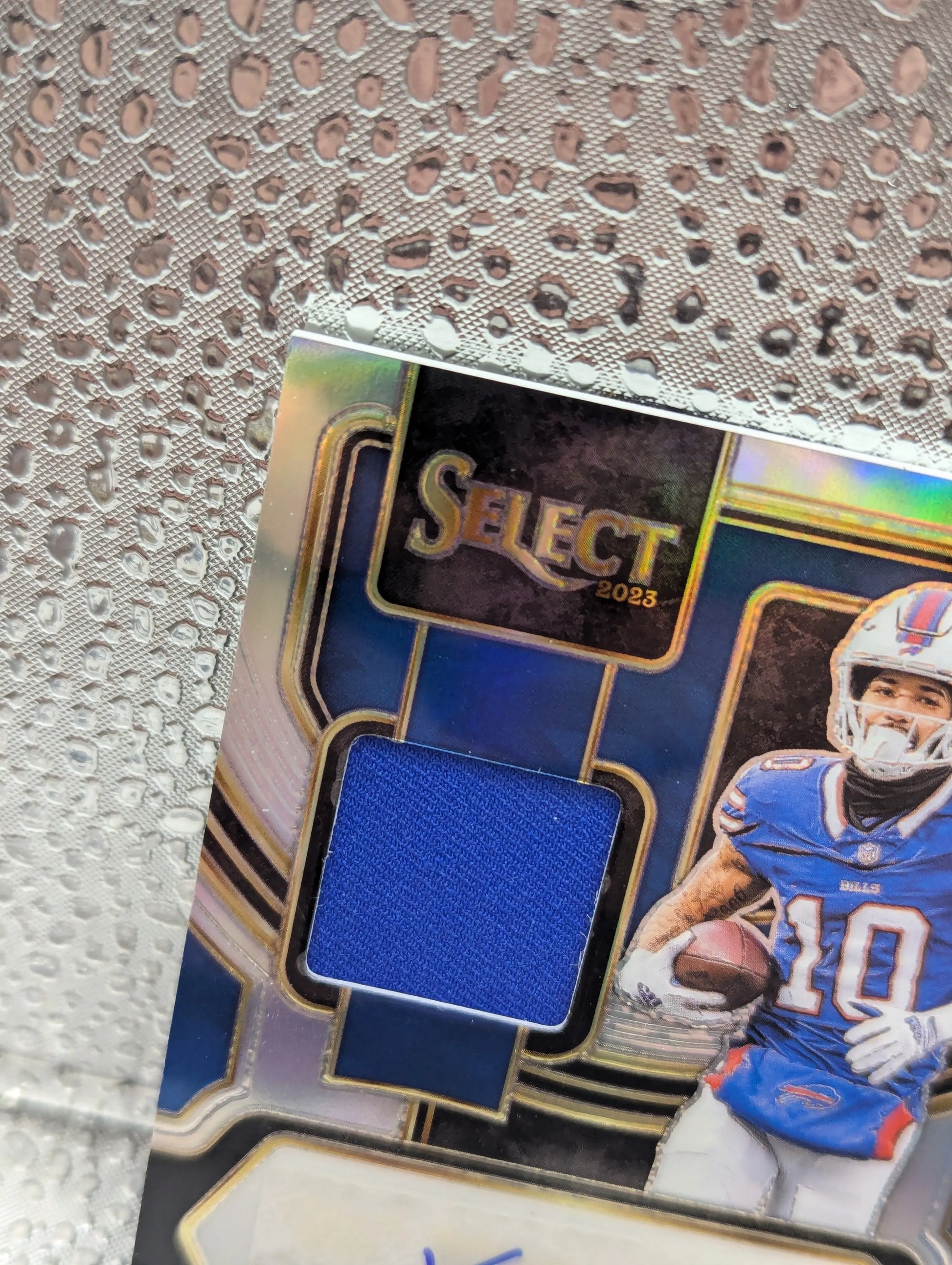 2023 Panini Select Khalil Shakir Silver Prizm Auto Mem /199 Buffalo Bills FRENLY BRICKS - Open 7 Days