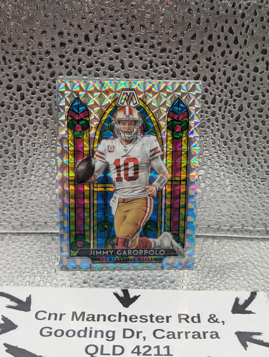 2020 Mosaic Football #SG9 Jimmy Garoppolo Stained Glass SSP FRENLY BRICKS - Open 7 Days