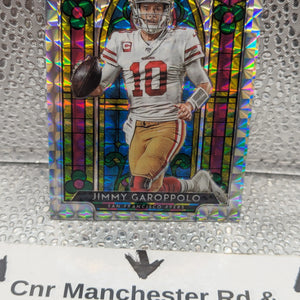 2020 Mosaic Football #SG9 Jimmy Garoppolo Stained Glass SSP FRENLY BRICKS - Open 7 Days