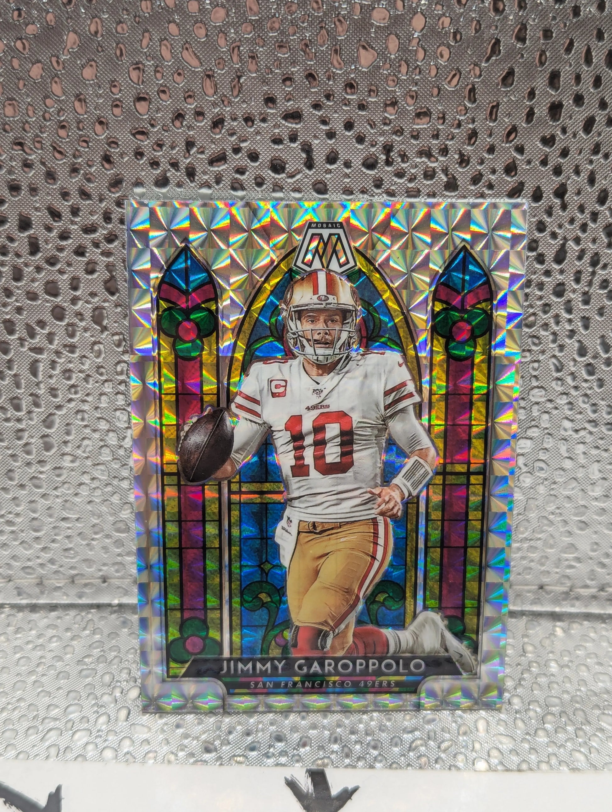 2020 Mosaic Football #SG9 Jimmy Garoppolo Stained Glass SSP FRENLY BRICKS - Open 7 Days