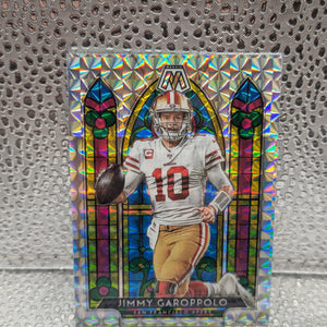 2020 Mosaic Football #SG9 Jimmy Garoppolo Stained Glass SSP FRENLY BRICKS - Open 7 Days