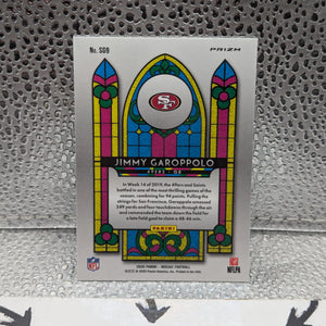 2020 Mosaic Football #SG9 Jimmy Garoppolo Stained Glass SSP FRENLY BRICKS - Open 7 Days