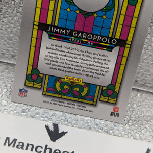 2020 Mosaic Football #SG9 Jimmy Garoppolo Stained Glass SSP FRENLY BRICKS - Open 7 Days