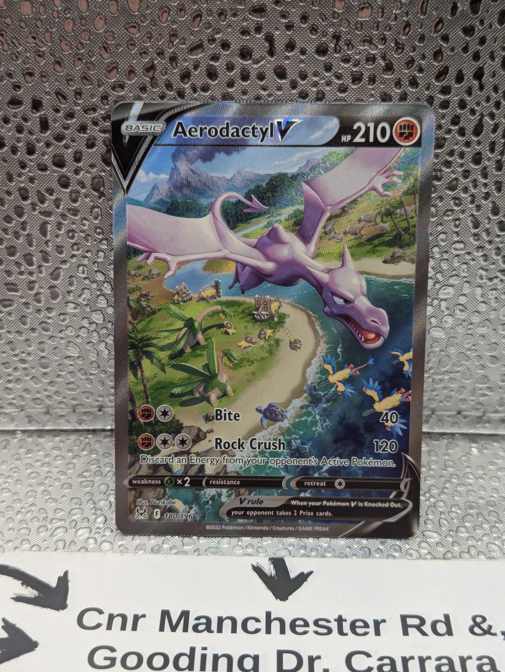 Aerodactyl V Alt Art Lost Origin Pokemon 180/196 TCG Rare Special Alt Art see pics FRENLY BRICKS - Open 7 Days