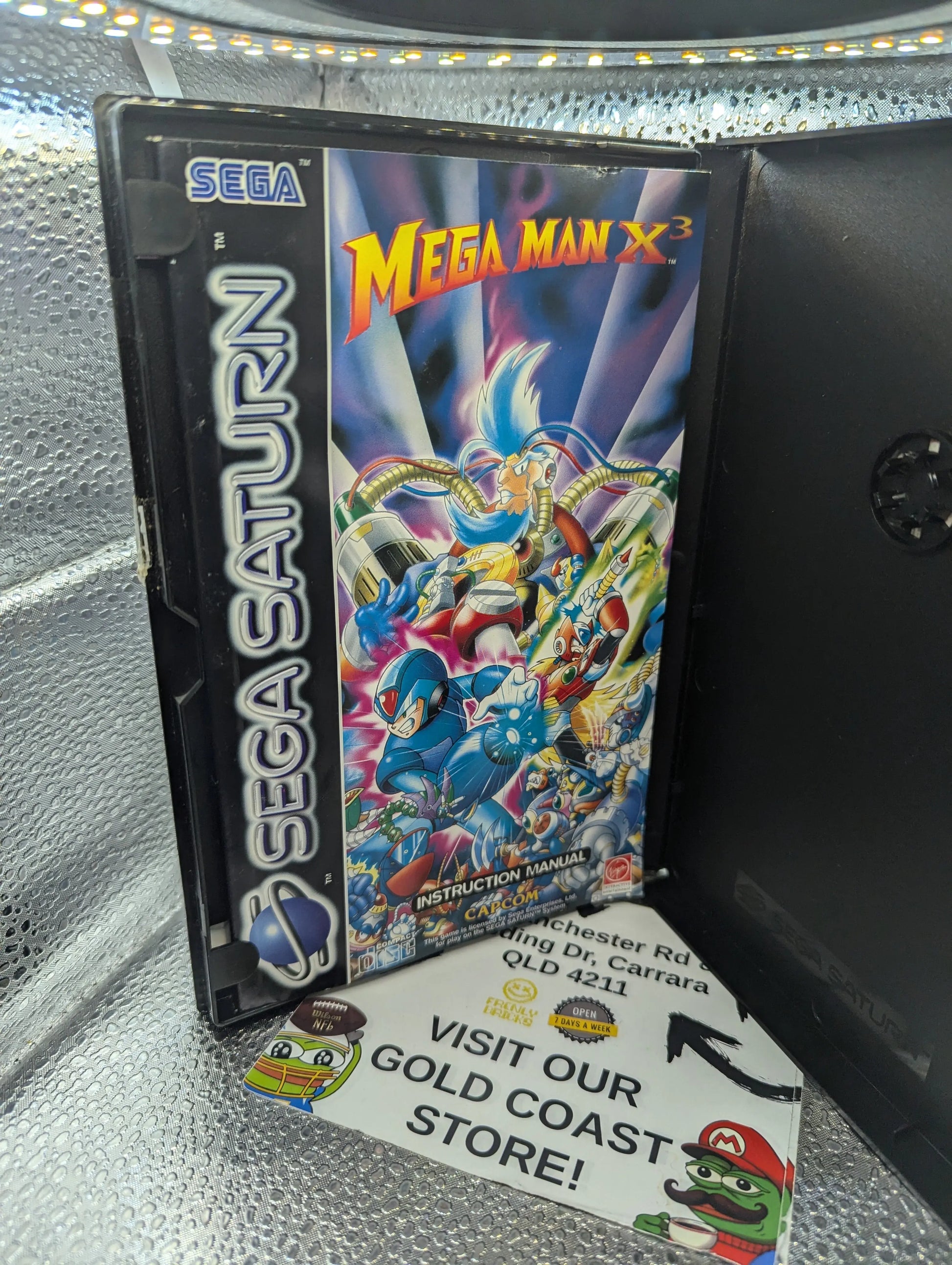 Sega Saturn game Mega Man X3 no disk NO DISK FRENLY BRICKS - Open 7 Days