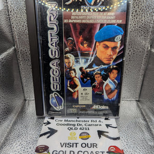 Street Fighter The Movie Sega Saturn [GH] PAL Fighting FRENLY BRICKS - Open 7 Days