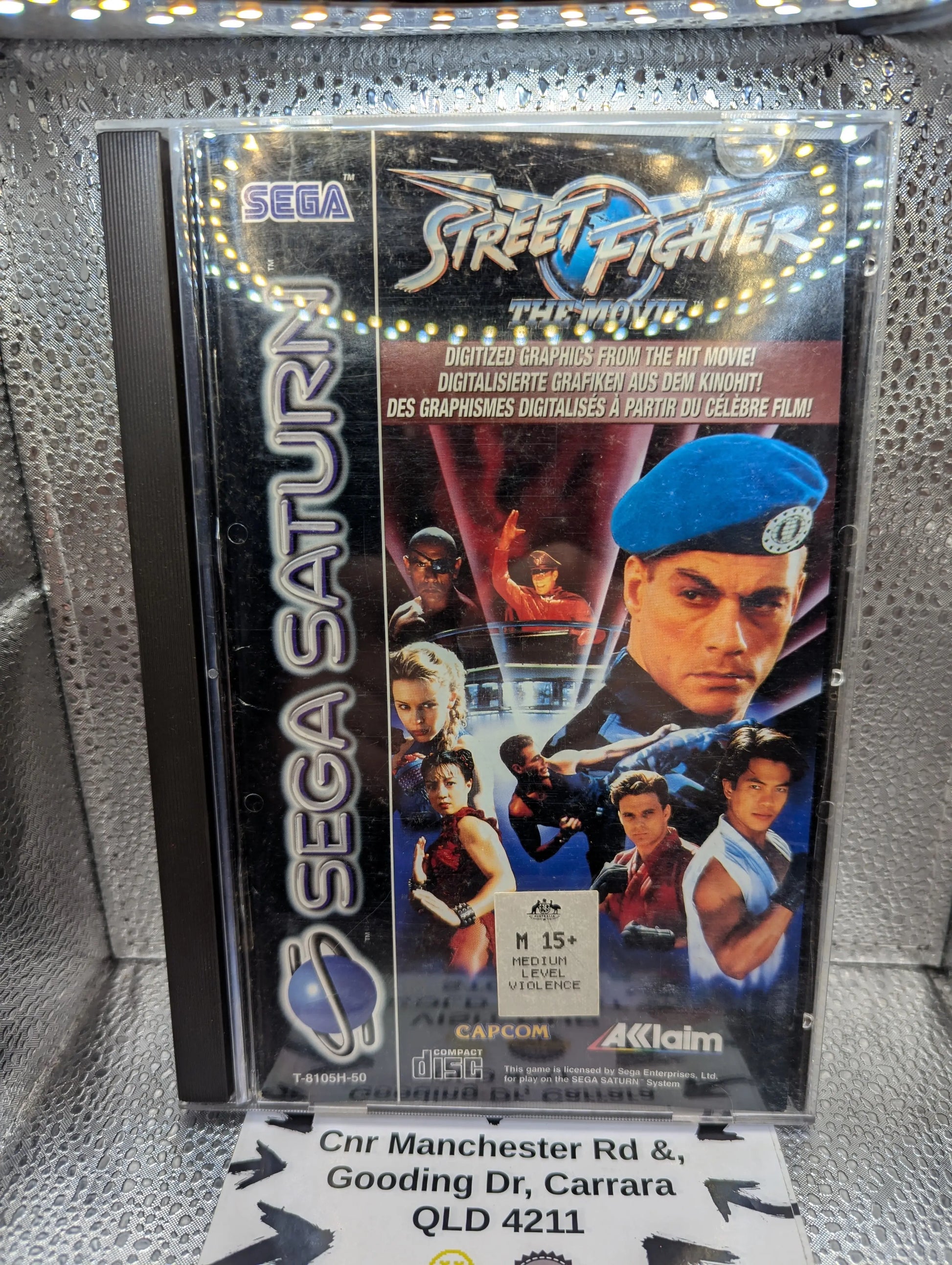 Street Fighter The Movie Sega Saturn [GH] PAL Fighting FRENLY BRICKS - Open 7 Days