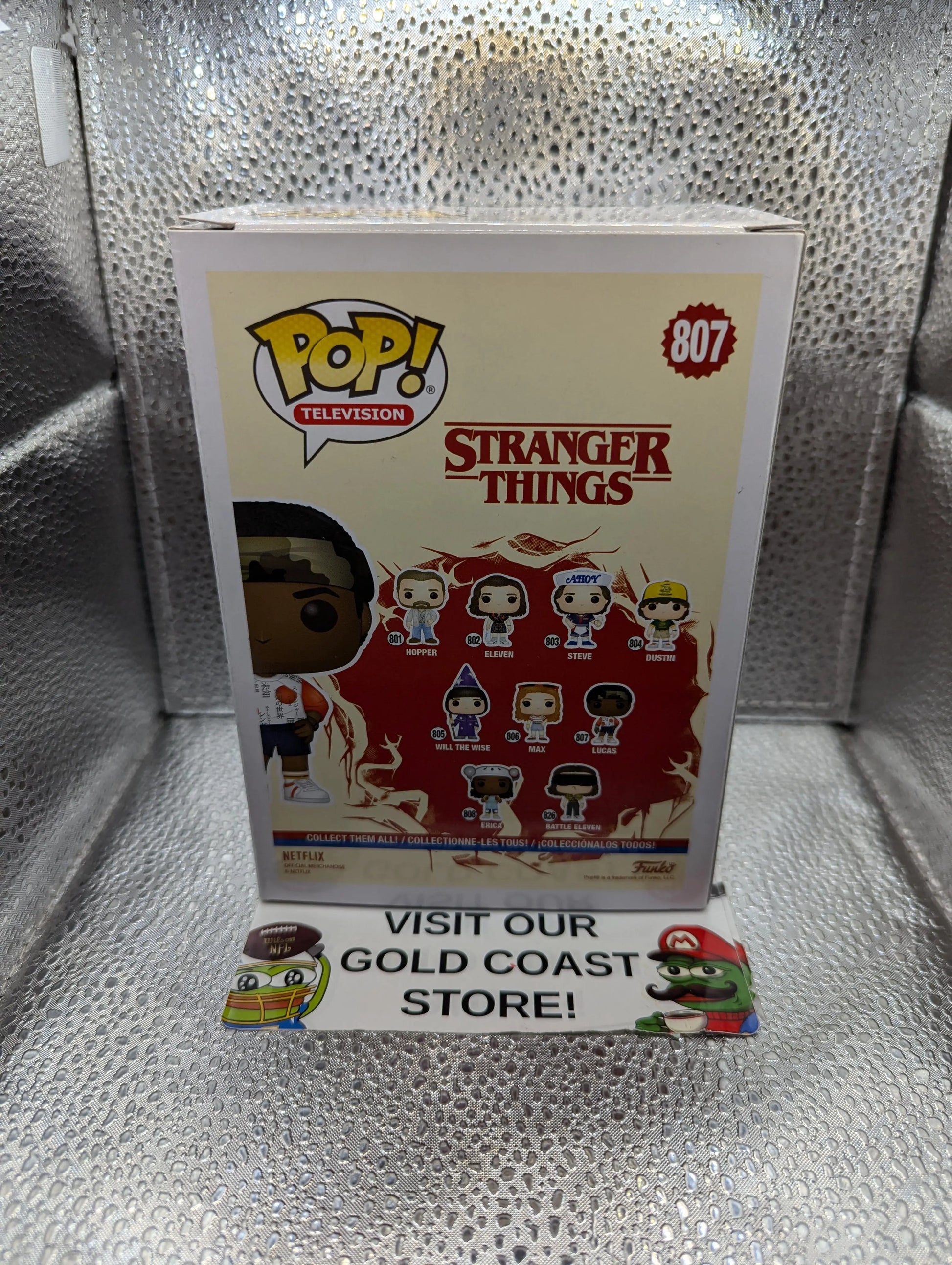 Lucas Stranger Things 807 POP! Vinyl Figure FRENLY BRICKS - Open 7 Days