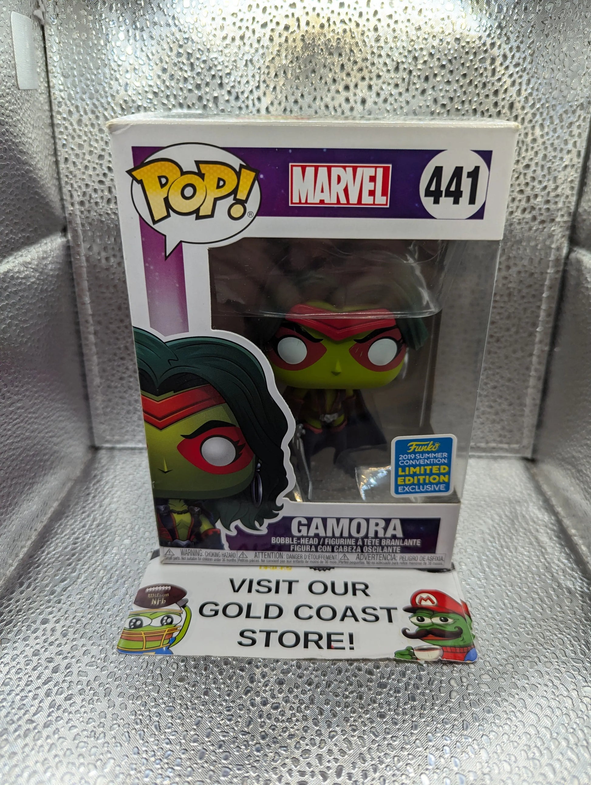 Marvel Funko Pop - Gamora - No. 441 - SDCC Exclusive FRENLY BRICKS - Open 7 Days