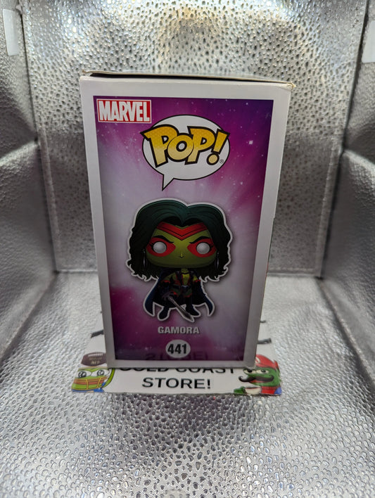 Marvel Funko Pop - Gamora - No. 441 - SDCC Exclusive FRENLY BRICKS - Open 7 Days