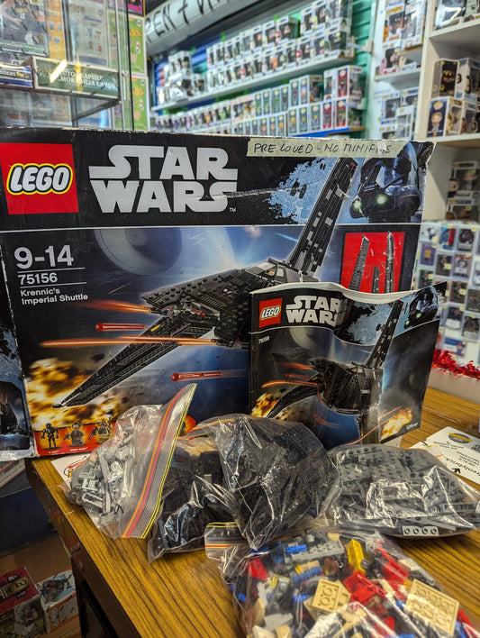 LEGO Star Wars: Krennic's Imperial Shuttle (75156) - Used 90% no minifigs b10 FRENLY BRICKS - Open 7 Days