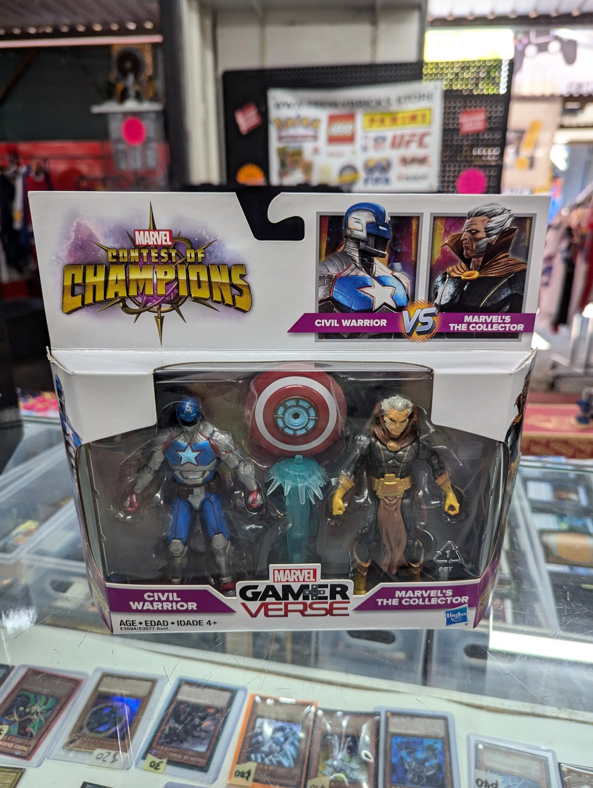 MARVEL GAMERVERSE CONTEST OF CHAMPIONS CIVIL WARRIOR & THE COLLECTOR FRENLY BRICKS - Open 7 Days