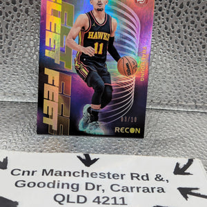 2023-24 Recon TRAE YOUNG Gold Fleet Feet Insert /10 #9 Atlanta Hawks FRENLY BRICKS - Open 7 Days