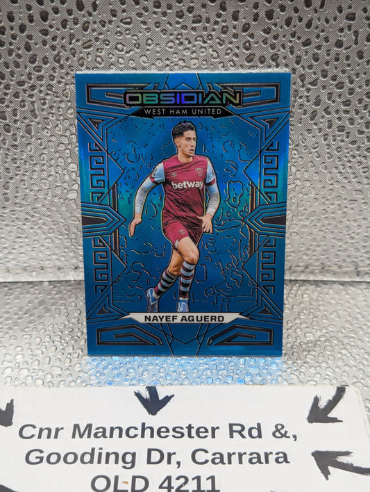 2023-24 NAYEF AGUERO 04/15 PANINI OBSIDIAN PREMIER LEAGUE BLUE FRENLY BRICKS - Open 7 Days