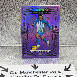 2023-24 Obsidian Simon Adingra Neon Purple Rookie RC #1/25 FRENLY BRICKS - Open 7 Days