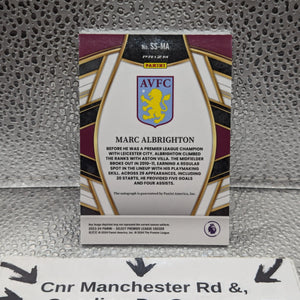 Panini Select Premier League 2023-24 No. SS-MA Marc Albrighton Silver Prizm Auto FRENLY BRICKS - Open 7 Days