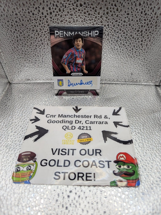 Panini Premier League Prizm 2024 Dean Saunders SIGNED FRENLY BRICKS - Open 7 Days