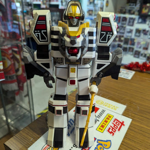 Power Rangers Legacy ~ WHITE TIGERZORD ACTION FIGURE w/DIE CAST PARTS ~ Bandai yellowing* FRENLY BRICKS - Open 7 Days