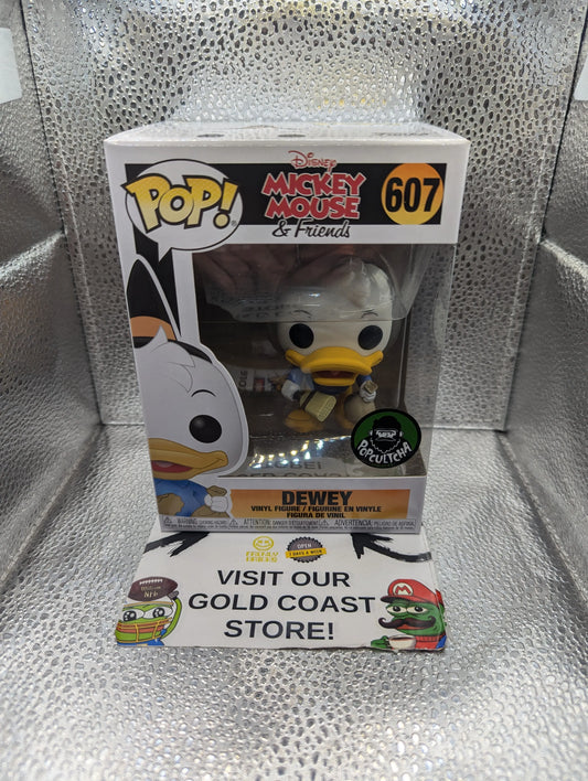 Dewey Pop 607 Halloween - Disney Funko Pop! Vinyl - Rare Popcultcha Exclusive FRENLY BRICKS - Open 7 Days