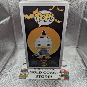 Dewey Pop 607 Halloween - Disney Funko Pop! Vinyl - Rare Popcultcha Exclusive FRENLY BRICKS - Open 7 Days